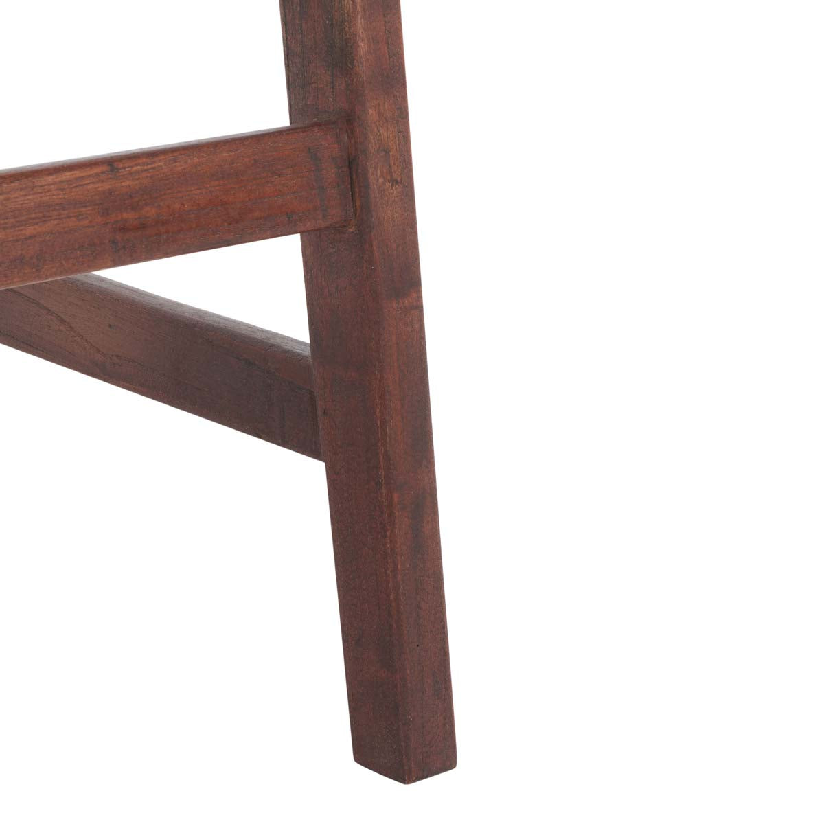 Safavieh Abreu Rectangle Counter Stool , BST1013 - Cognac / Walnut