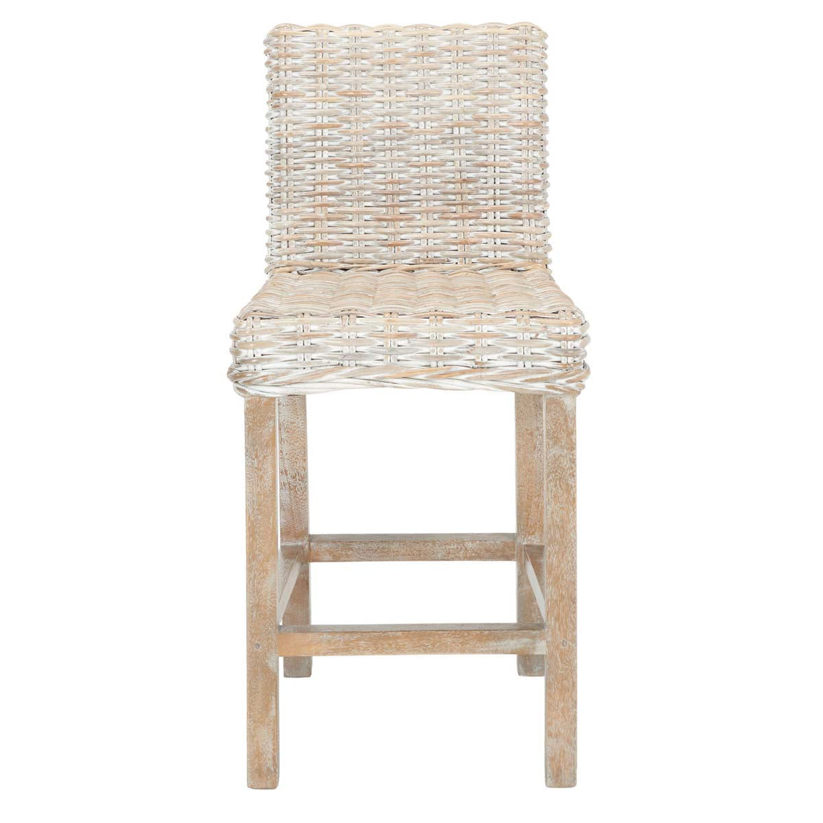 Safavieh Tobie Rattan Counter Stool , BST6501 - Grey White Wash