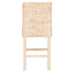 Safavieh Tobie Rattan Counter Stool , BST6501 - Natural White Wash