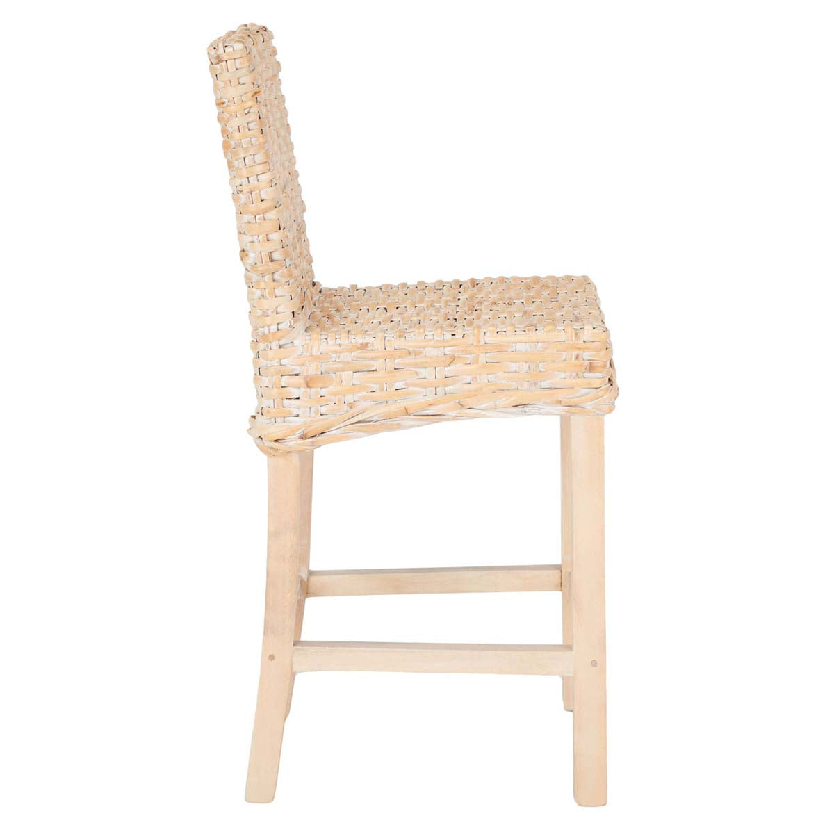 Safavieh Tobie Rattan Counter Stool , BST6501 - Natural White Wash