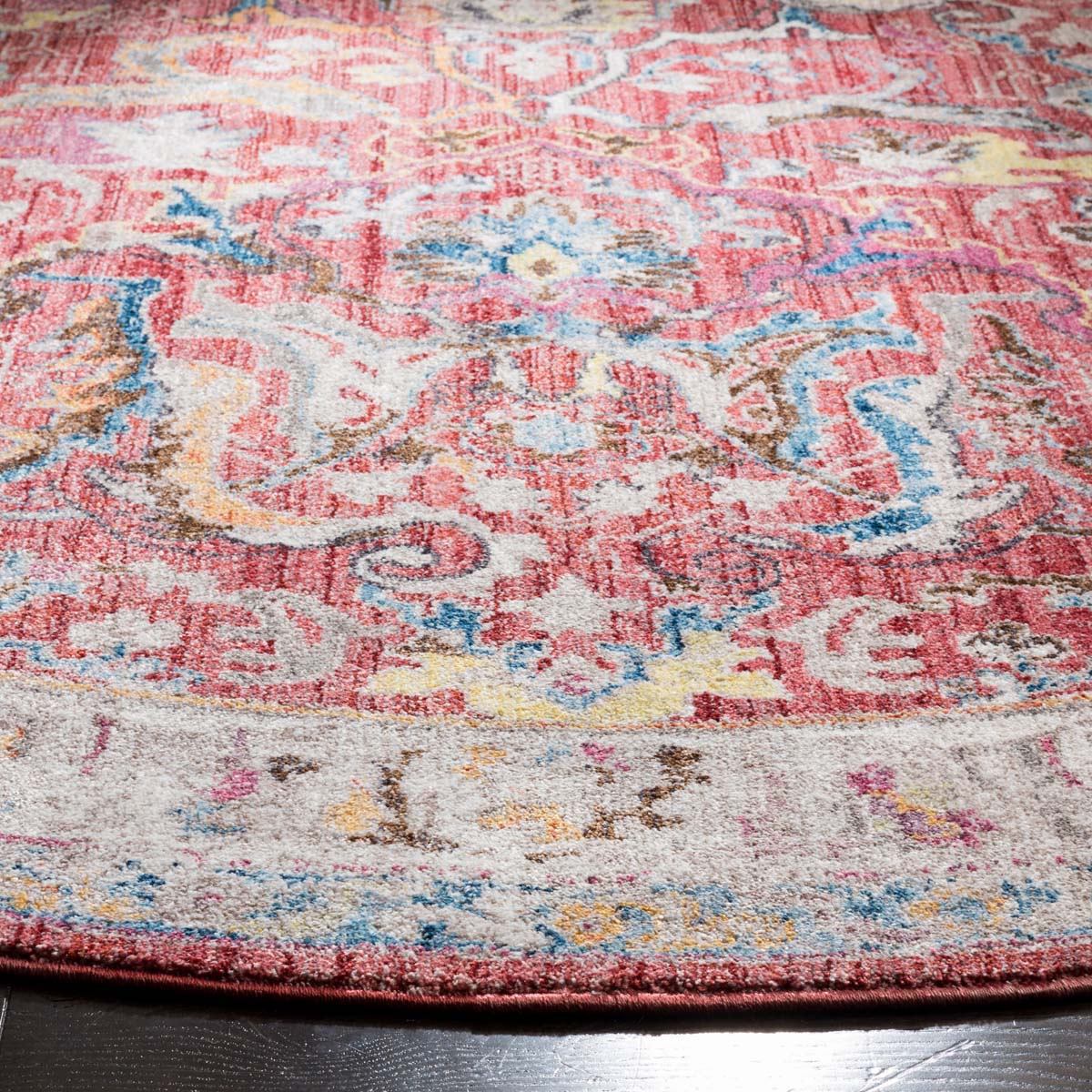 Safavieh Bristol 357 Rug, BTL357 - Rose / Light Grey