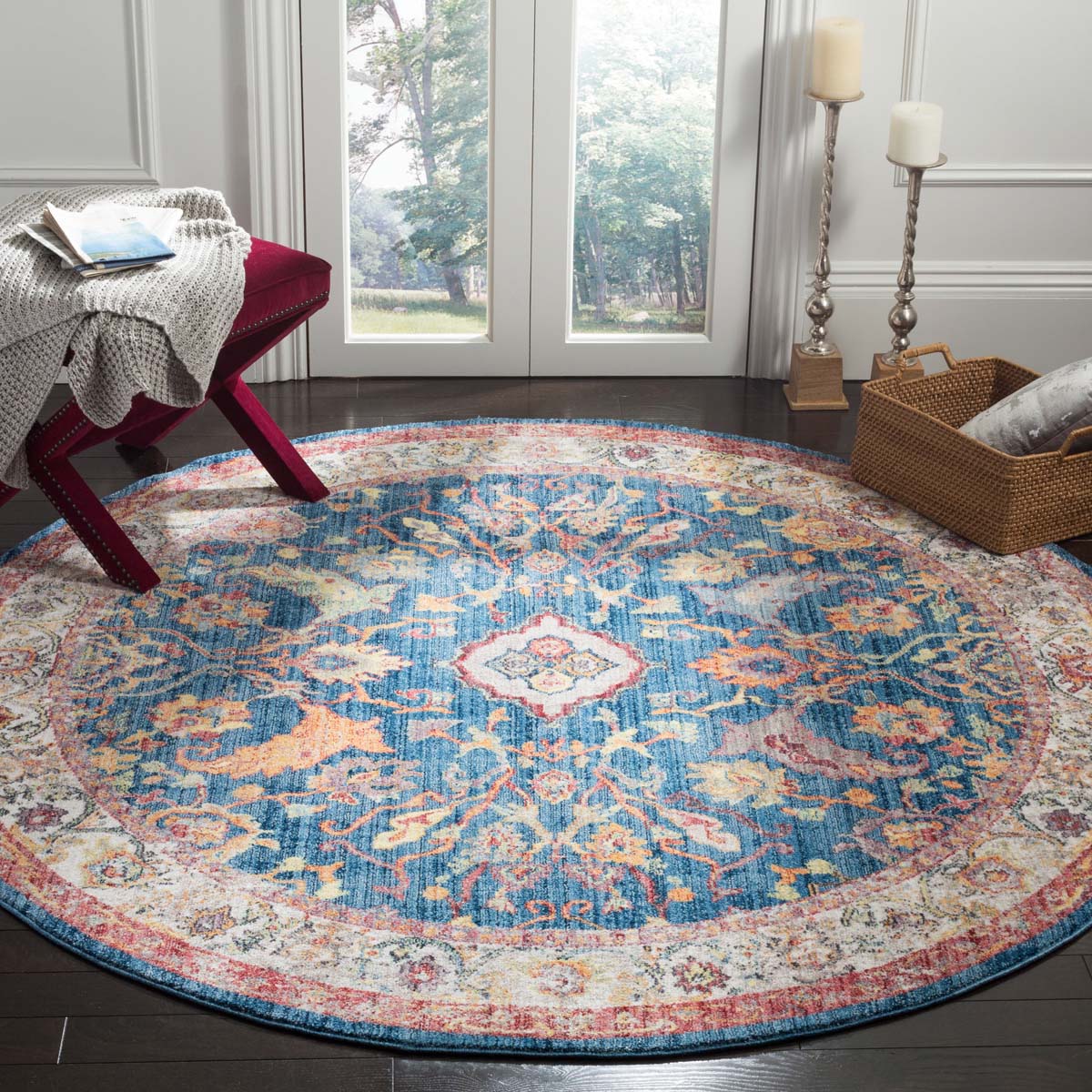 Safavieh Bristol 361 Rug, BTL361 - Blue / Light Grey