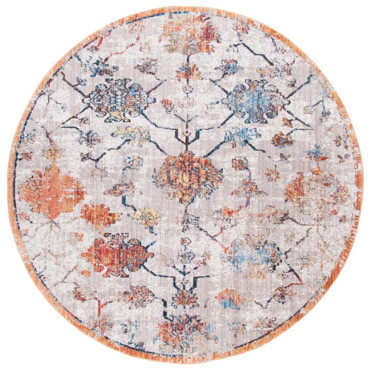 Safavieh Bristol 444 Rug, BTL444 - Grey / Orange