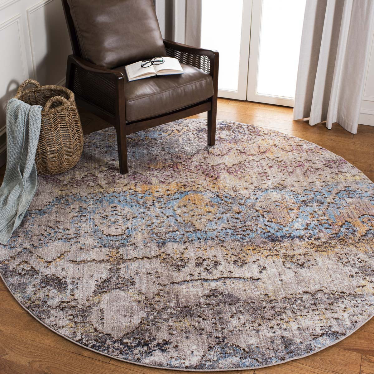 Safavieh Bristol 490 Rug, BTL490 - Turquoise / Multi