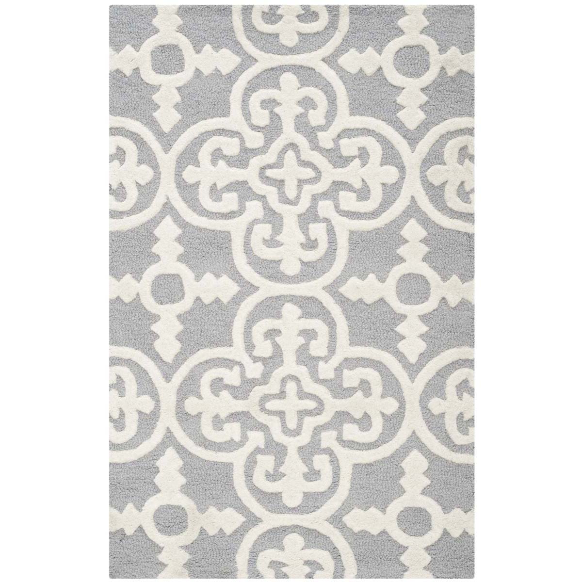 Safavieh Cambridge 133 Rug, CAM133 - Silver / Ivory