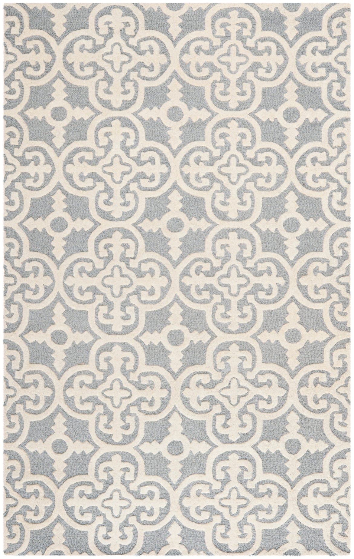 Safavieh Cambridge 133 Rug, CAM133 - Silver / Ivory