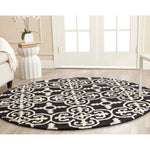 Safavieh Cambridge 133 Rug, CAM133 - Black / Ivory