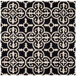 Safavieh Cambridge 133 Rug, CAM133 - Black / Ivory