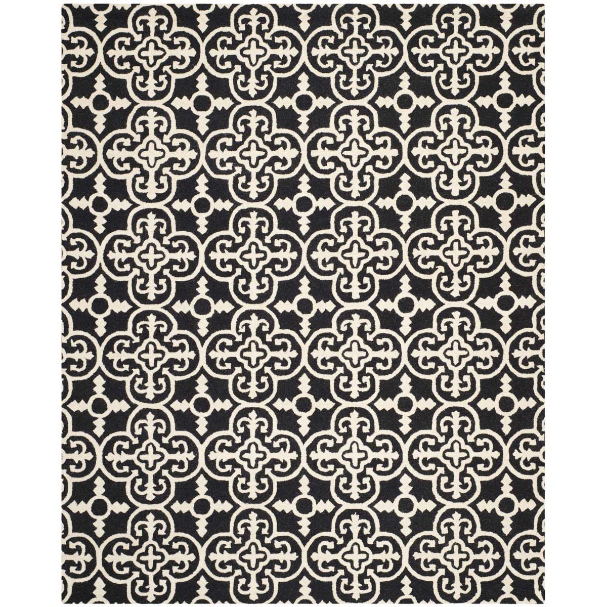 Safavieh Cambridge 133 Rug, CAM133 - Black / Ivory