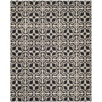 Safavieh Cambridge 133 Rug, CAM133 - Black / Ivory