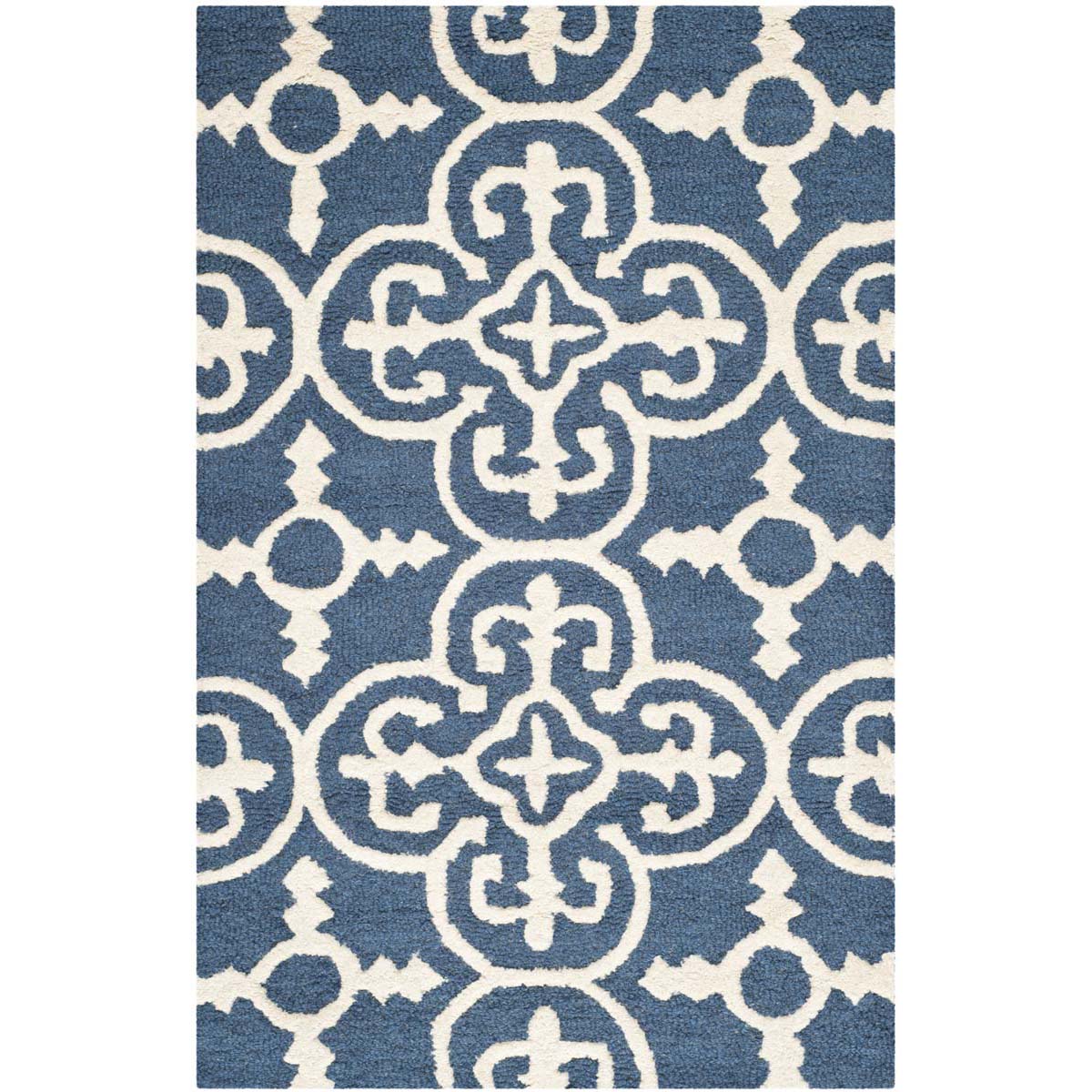 Safavieh Cambridge 133 Rug, CAM133 - Navy / Ivory