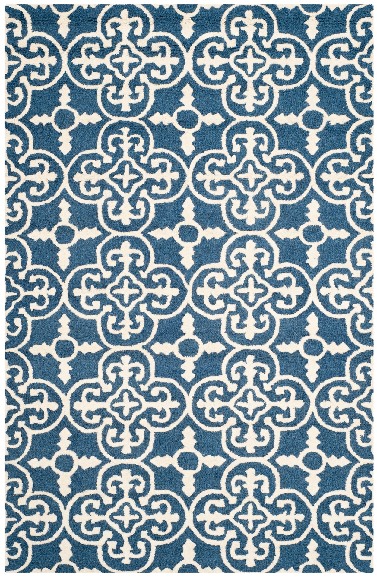 Safavieh Cambridge 133 Rug, CAM133 - Navy / Ivory