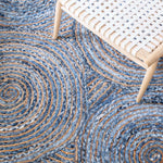 Safavieh Cape Cod 203 Rug, CAP203 - BLUE / NATURAL