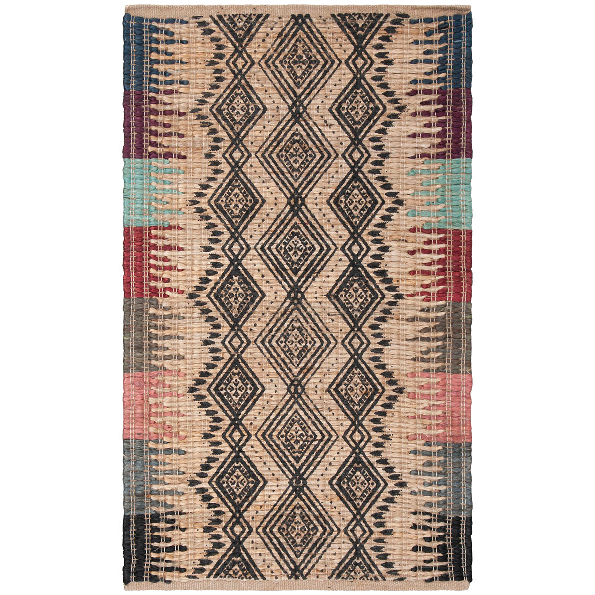 Safavieh Cape Cod 310 Rug, CAP310 - NATURAL / BLACK