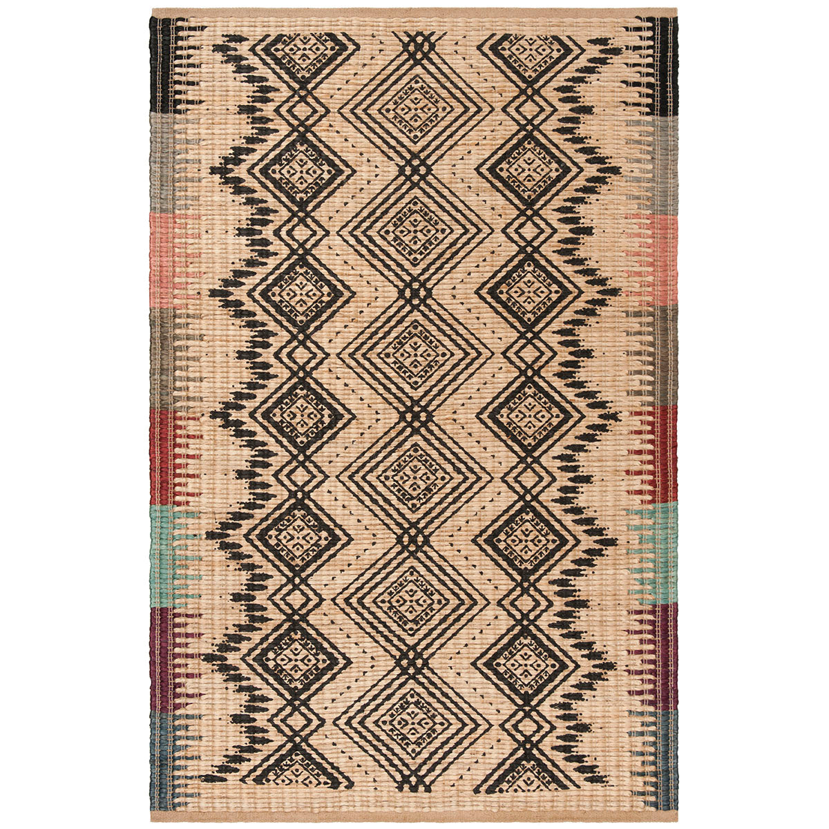 Safavieh Cape Cod 310 Rug, CAP310 - NATURAL / BLACK