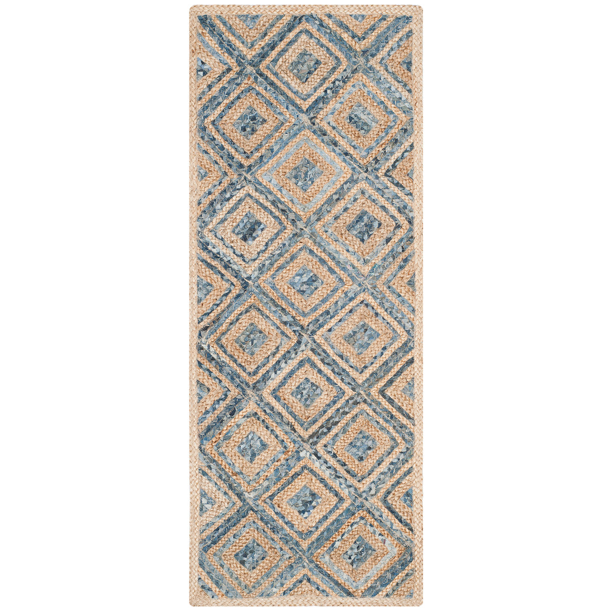 Safavieh Cape Cod 354 Rug, CAP354 - NATURAL / BLUE