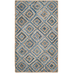 Safavieh Cape Cod 354 Rug, CAP354 - NATURAL / BLUE