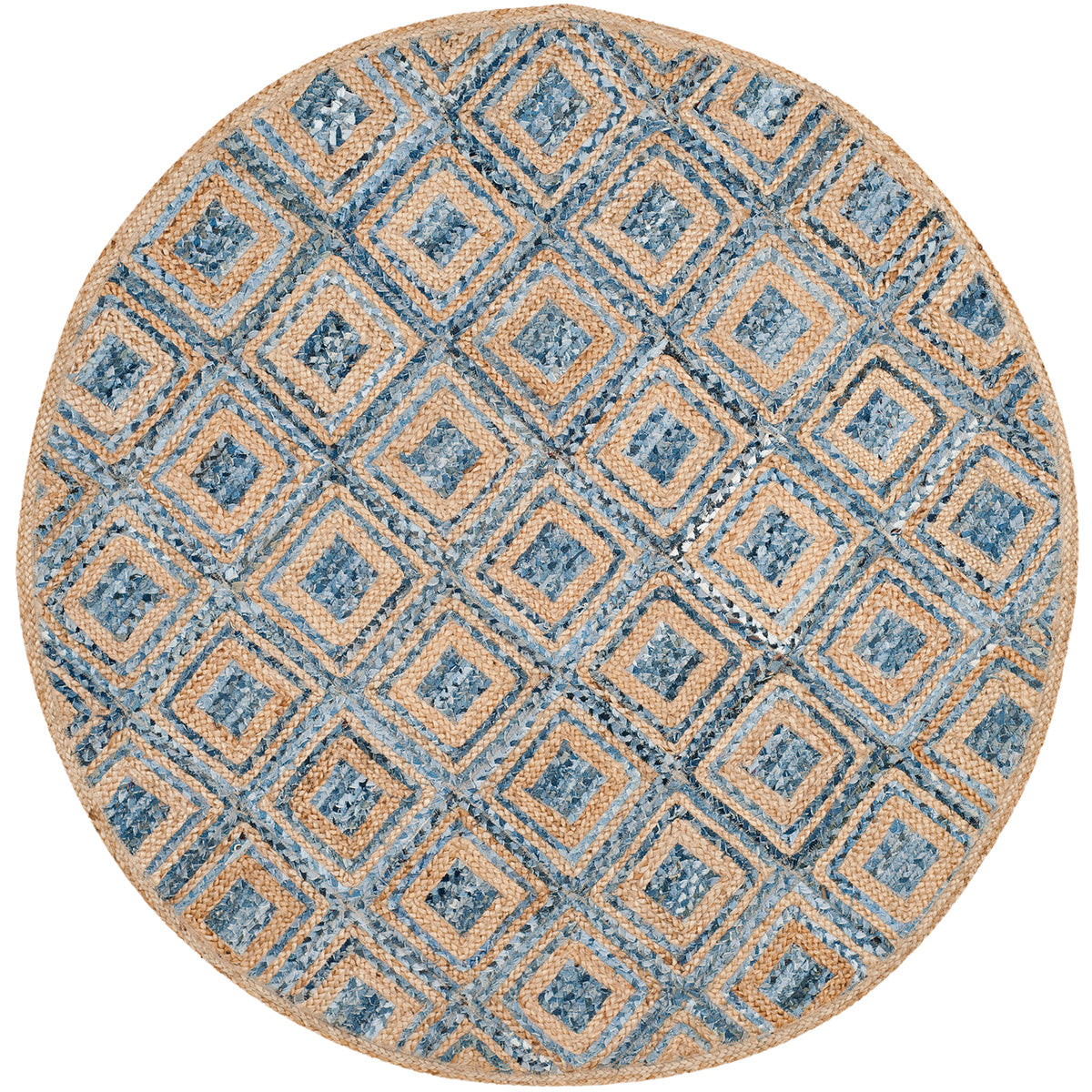 Safavieh Cape Cod 354 Rug, CAP354 - NATURAL / BLUE