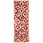 Safavieh Cape Cod 354 Rug, CAP354 - NATURAL / RED