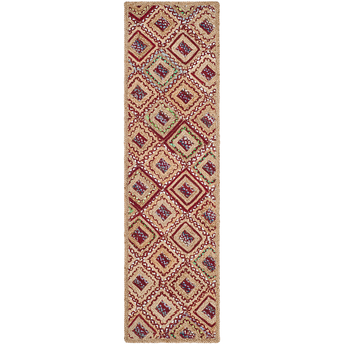 Safavieh Cape Cod 354 Rug, CAP354 - NATURAL / RED