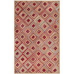 Safavieh Cape Cod 354 Rug, CAP354 - NATURAL / RED