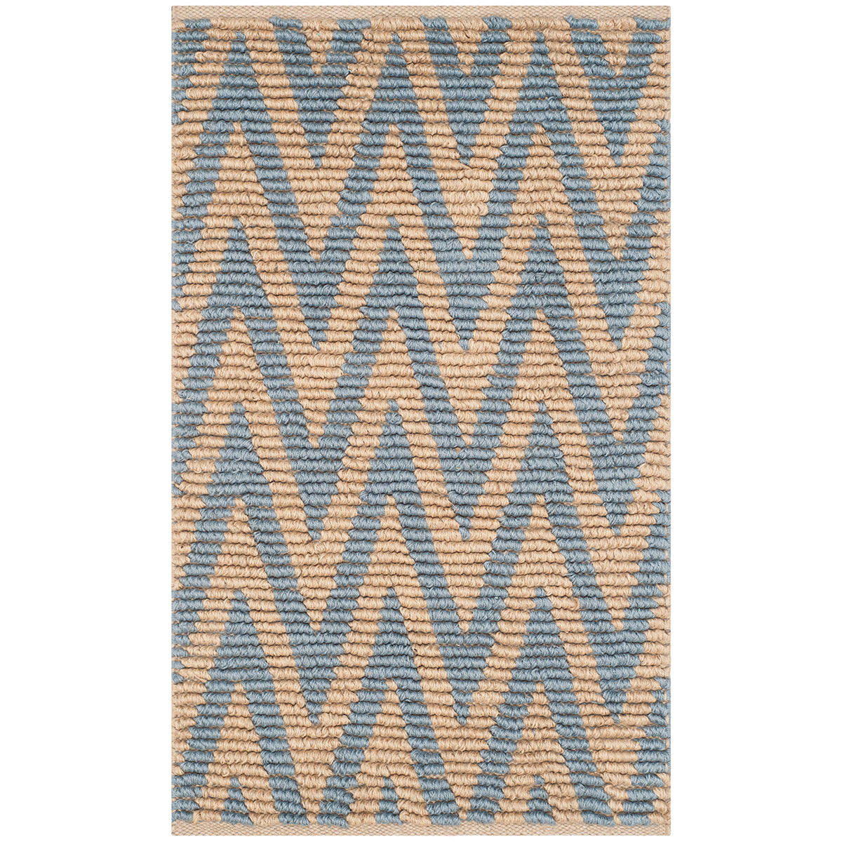 Safavieh Cape Cod 863 Rug, CAP863 - NATURAL / LIGHT BLUE