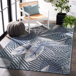 Safavieh Cabana 447 Rug, CBN447 - AQUA / NAVY