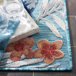 Safavieh Cabana 451 Rug, CBN451 - AQUA / IVORY