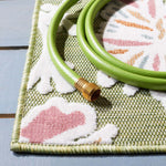 Safavieh Cabana 486 Rug, CBN486 - GREEN / PINK