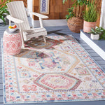 Safavieh Cabana 541 Rug, CBN541 - RUST BLUE / IVORY