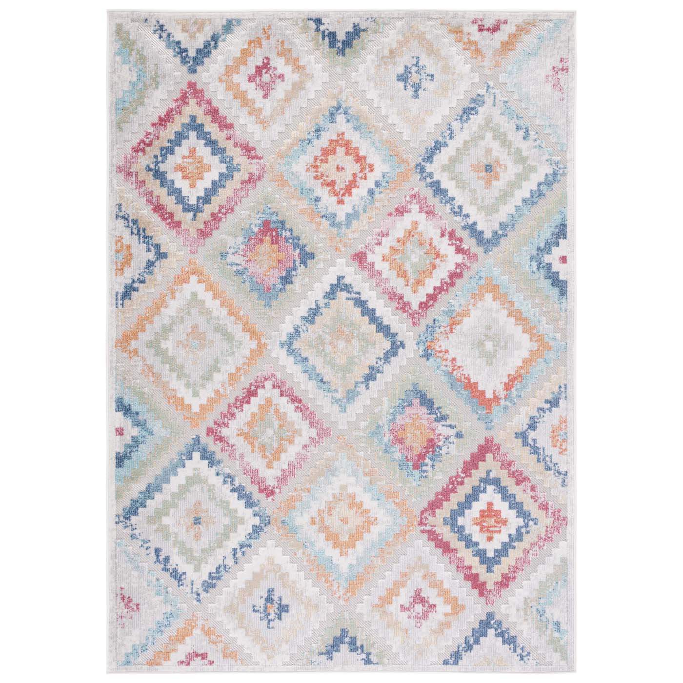 Safavieh Cabana 571 Rug, CBN571 - RED BLUE MULTI