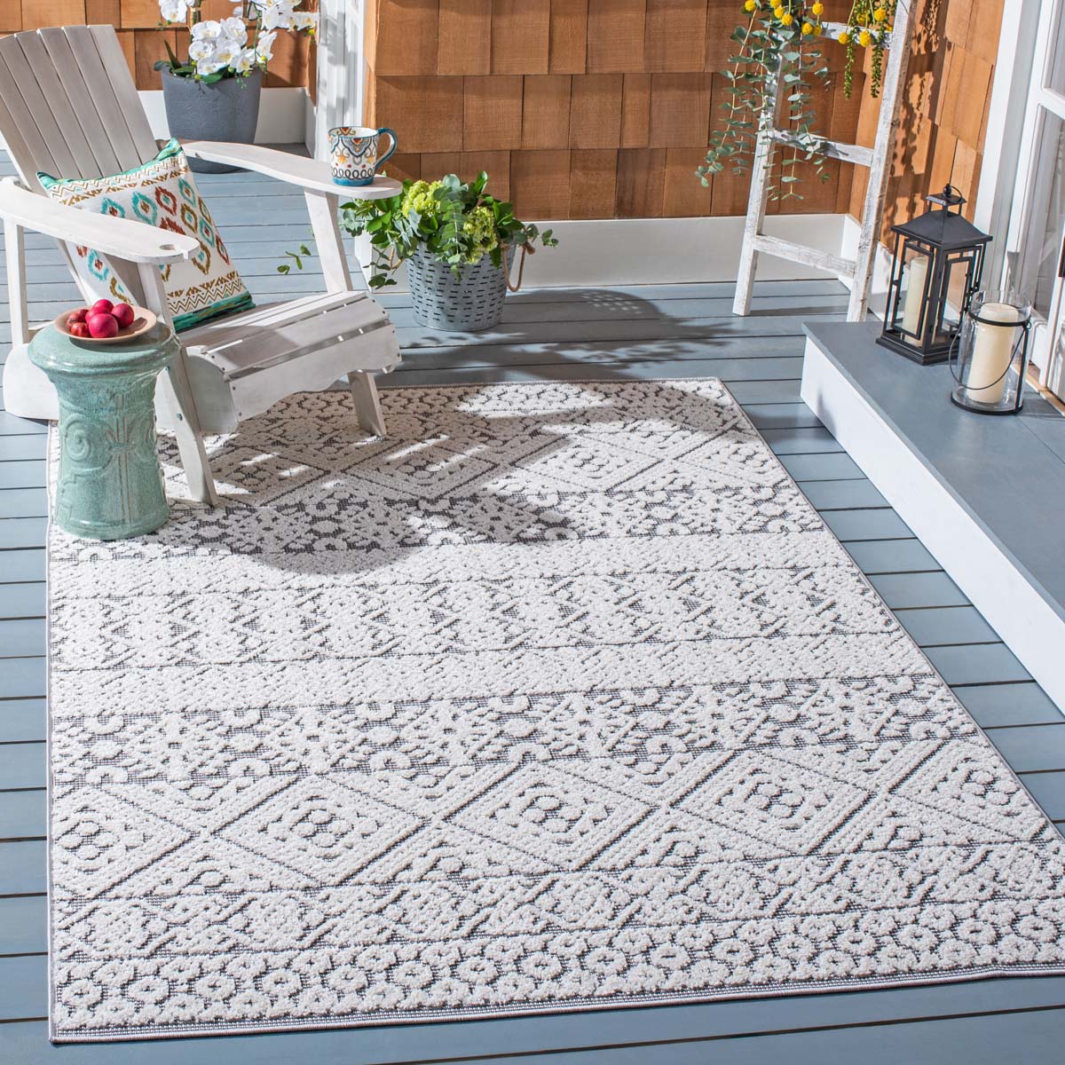 Safavieh Cabana 654 Rug, CBN654 - IVORY / GREY