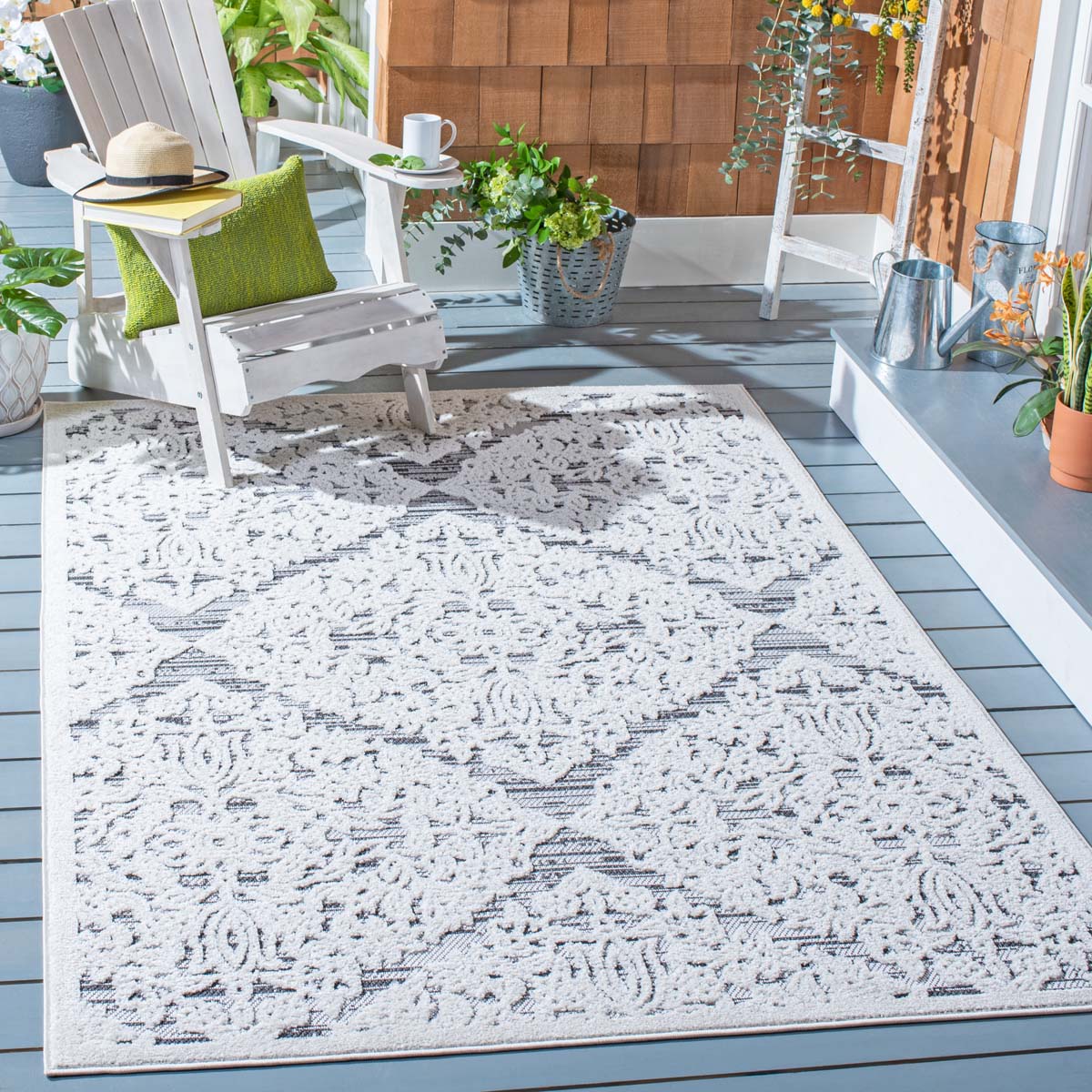 Safavieh Cabana 660 Rug, CBN660 - IVORY / GREY