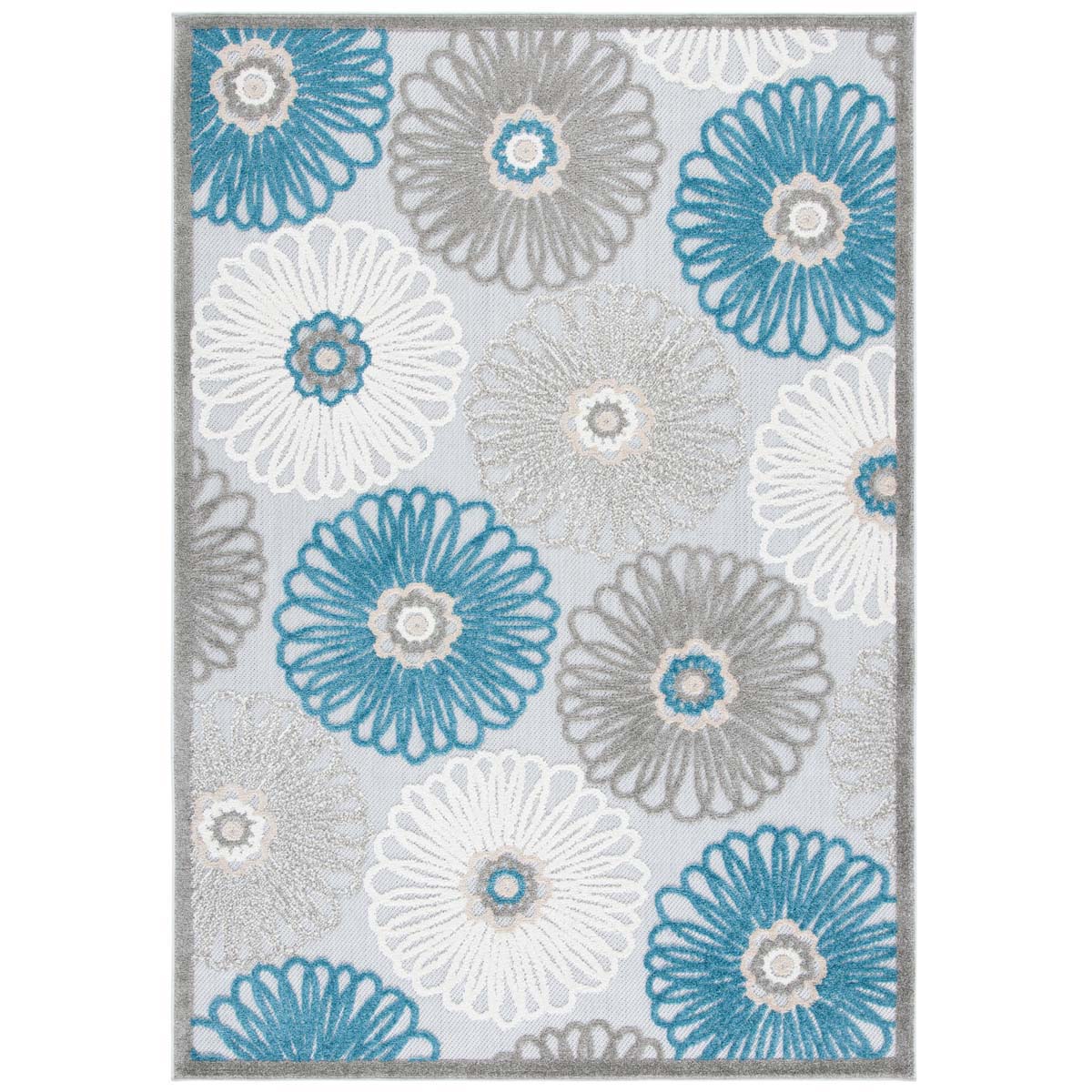 Safavieh Cabana 676 Rug, CBN676 - BEIGE / BLUE