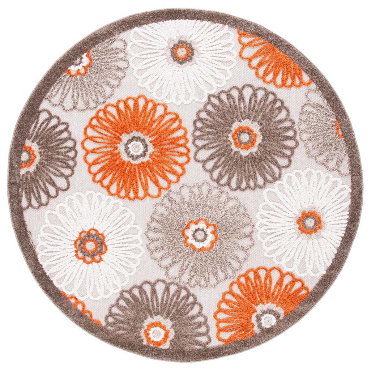 Safavieh Cabana 676 Rug, CBN676 - BEIGE / ORANGE