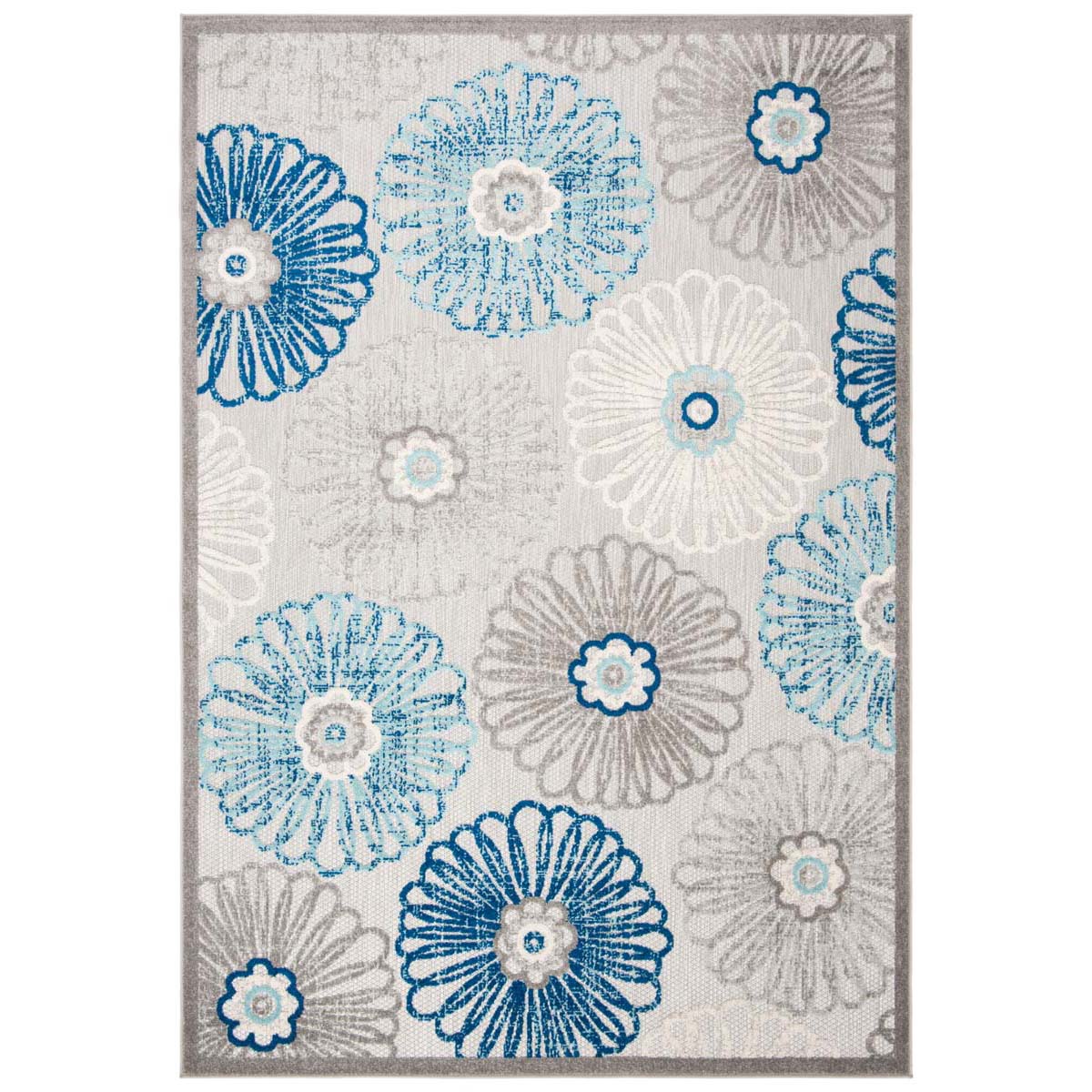 Safavieh Cabana 801 Rug, CBN801 - GREY / BLUE