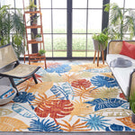 Safavieh Cabana 831 Rug, CBN831 - CREME / RED