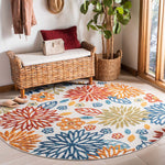 Safavieh Cabana 833 Rug, CBN833 - CREME / RED