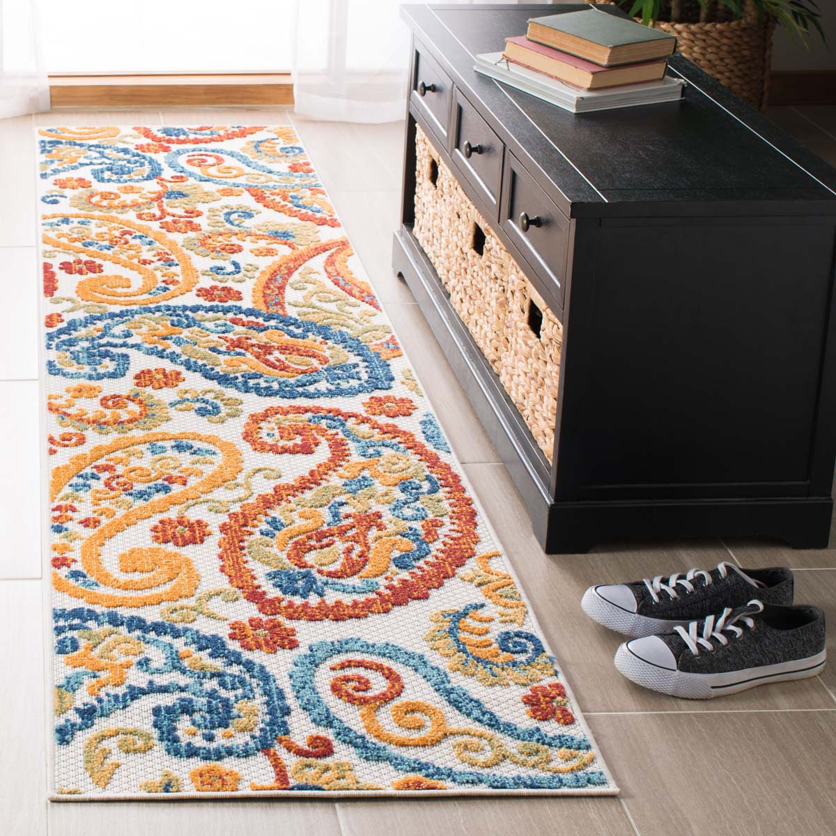 Safavieh Cabana 887 Rug, CBN887 - CREAM / NAVY