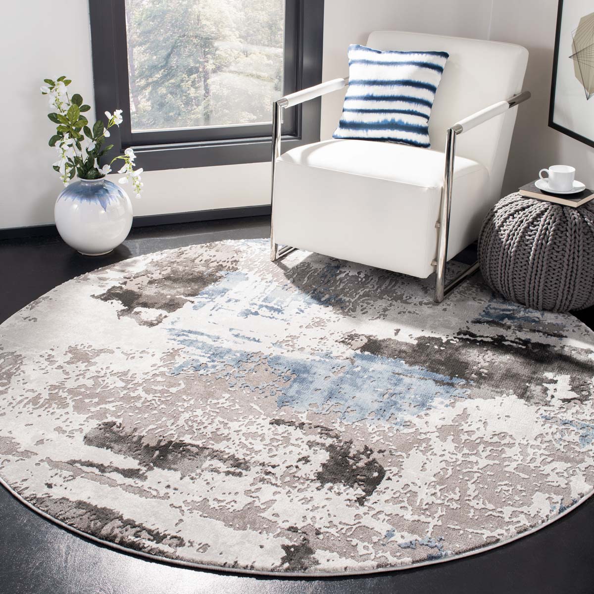 Safavieh Craft 820 Rug, CFT820 - GREY / BLUE