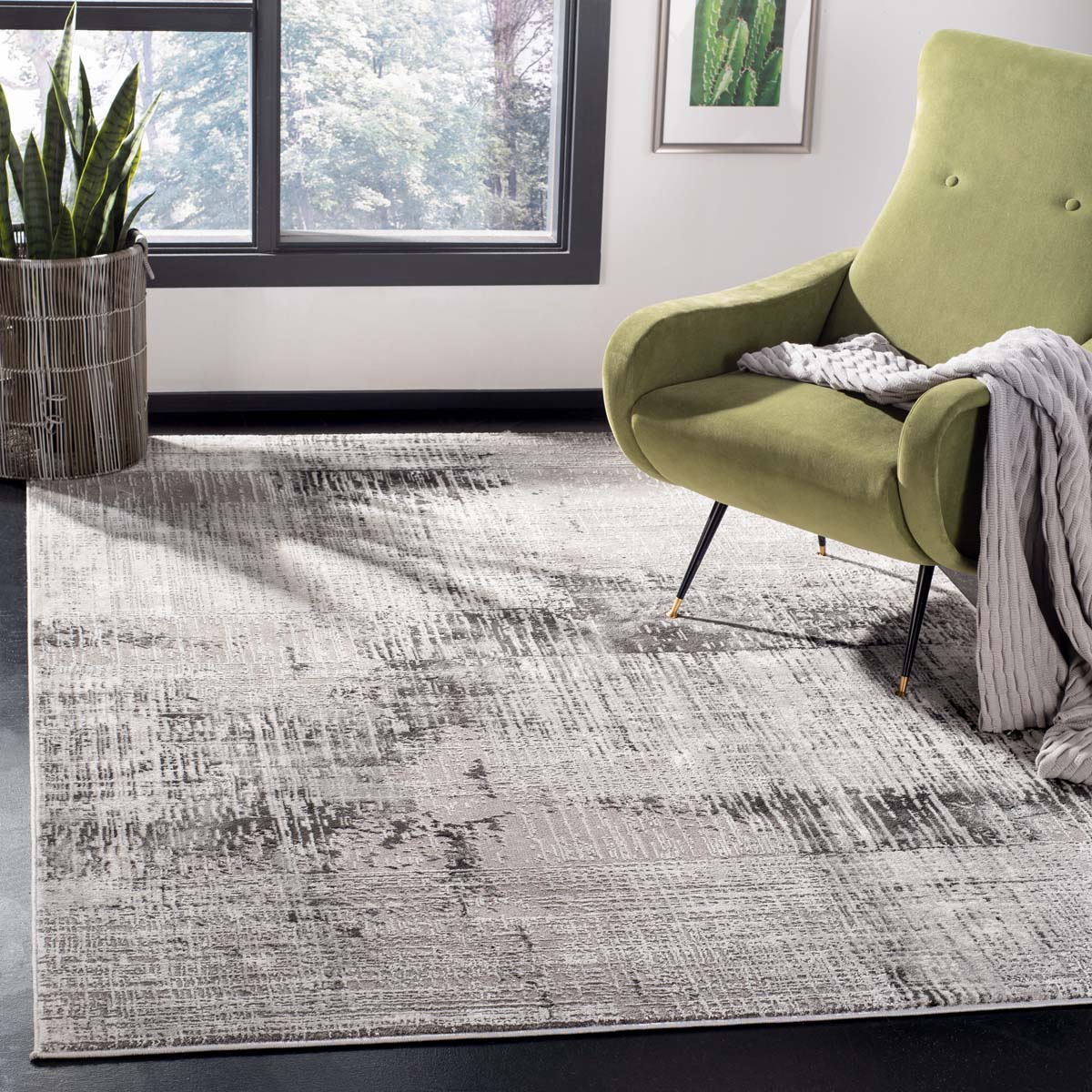 Safavieh Craft 874 Rug, CFT874 - GREY / DARK GREY