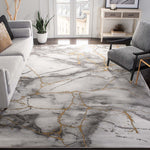 Safavieh Craft 877 Rug, Gold, CFT877 - Grey / Gold