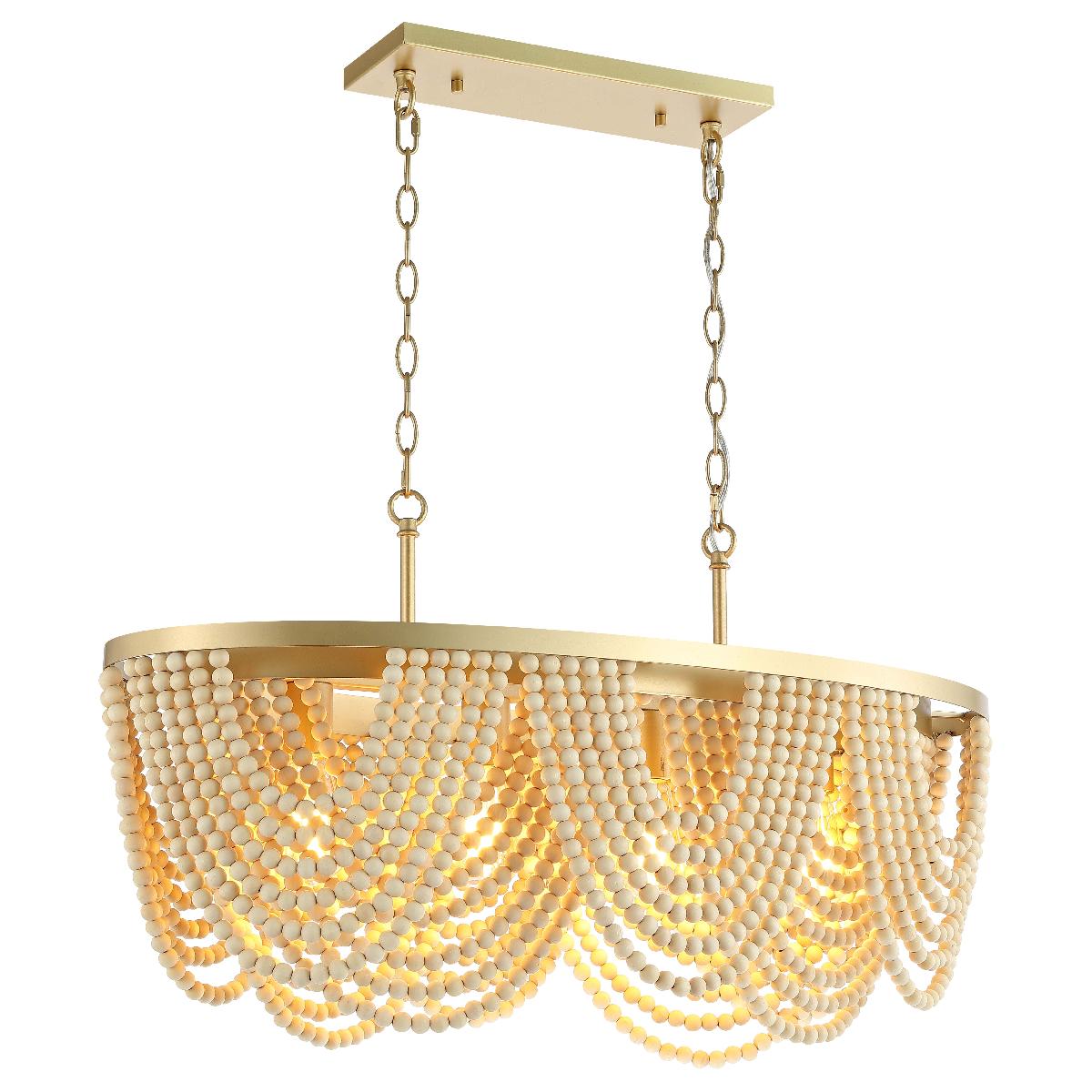 Safavieh Alluri Chandelier , CHA4034 - Gold / Natural