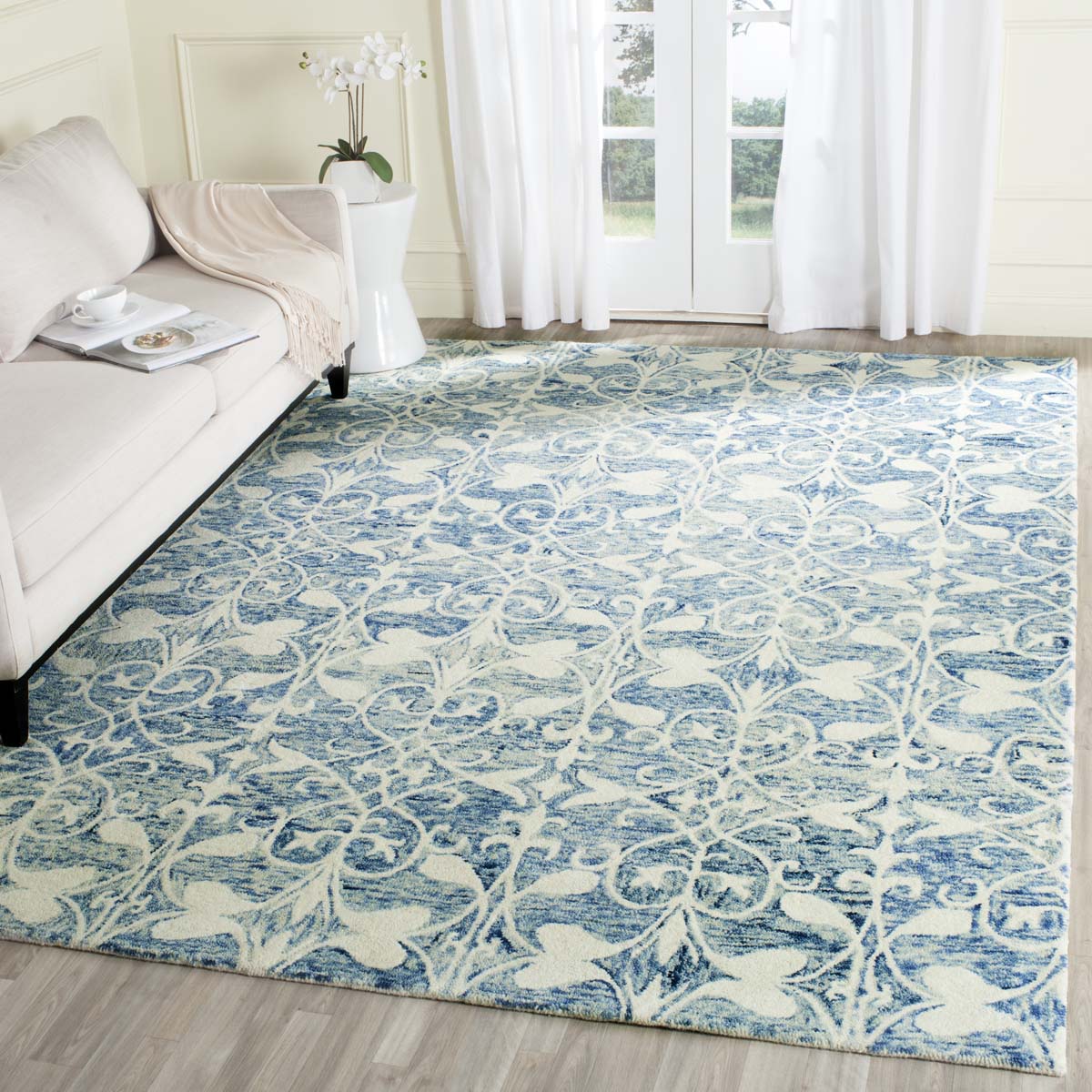 Safavieh Chatham 765 Rug, CHT765 - Dark Blue / Ivory