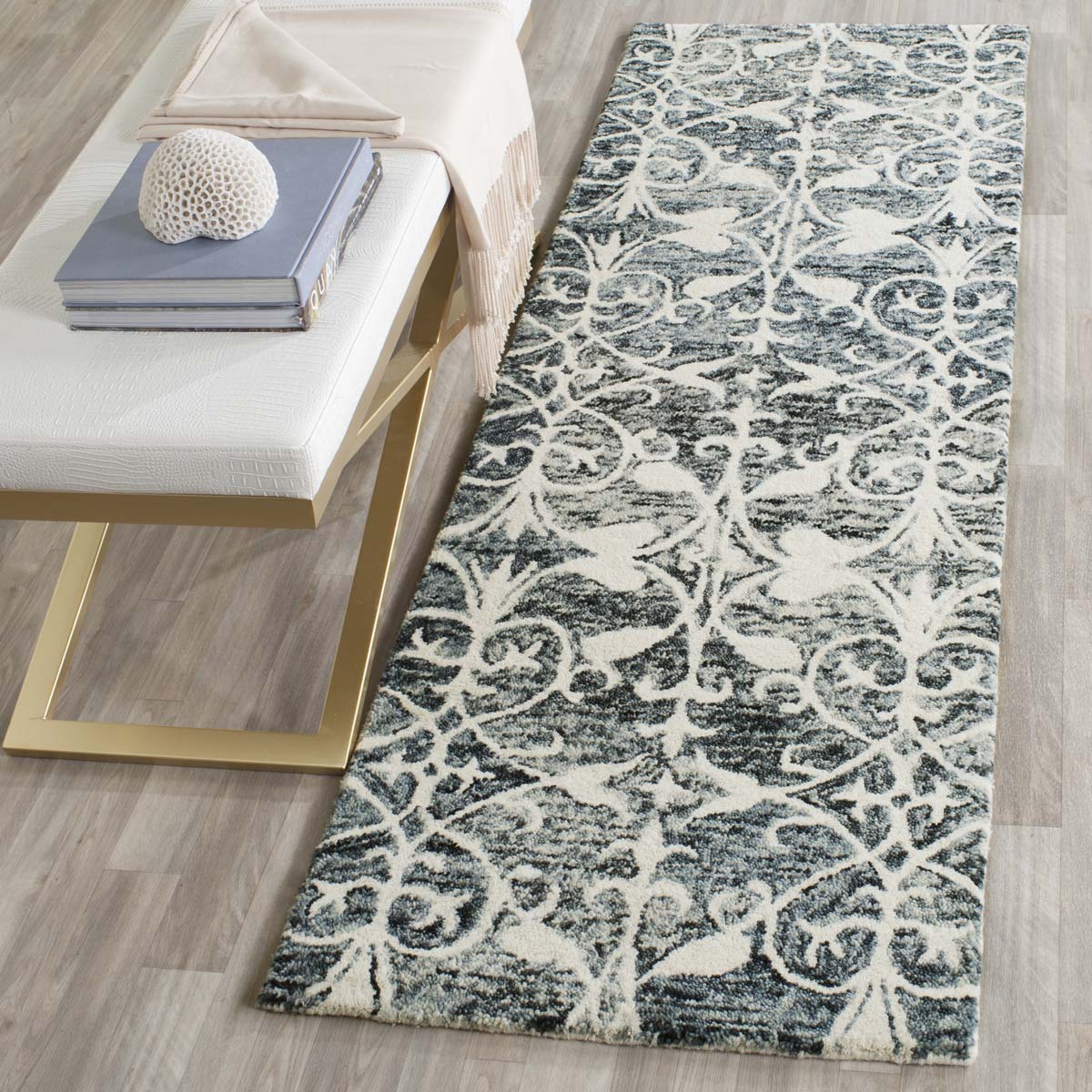 Safavieh Chatham 765 Rug, CHT765 - Charcoal / Ivory