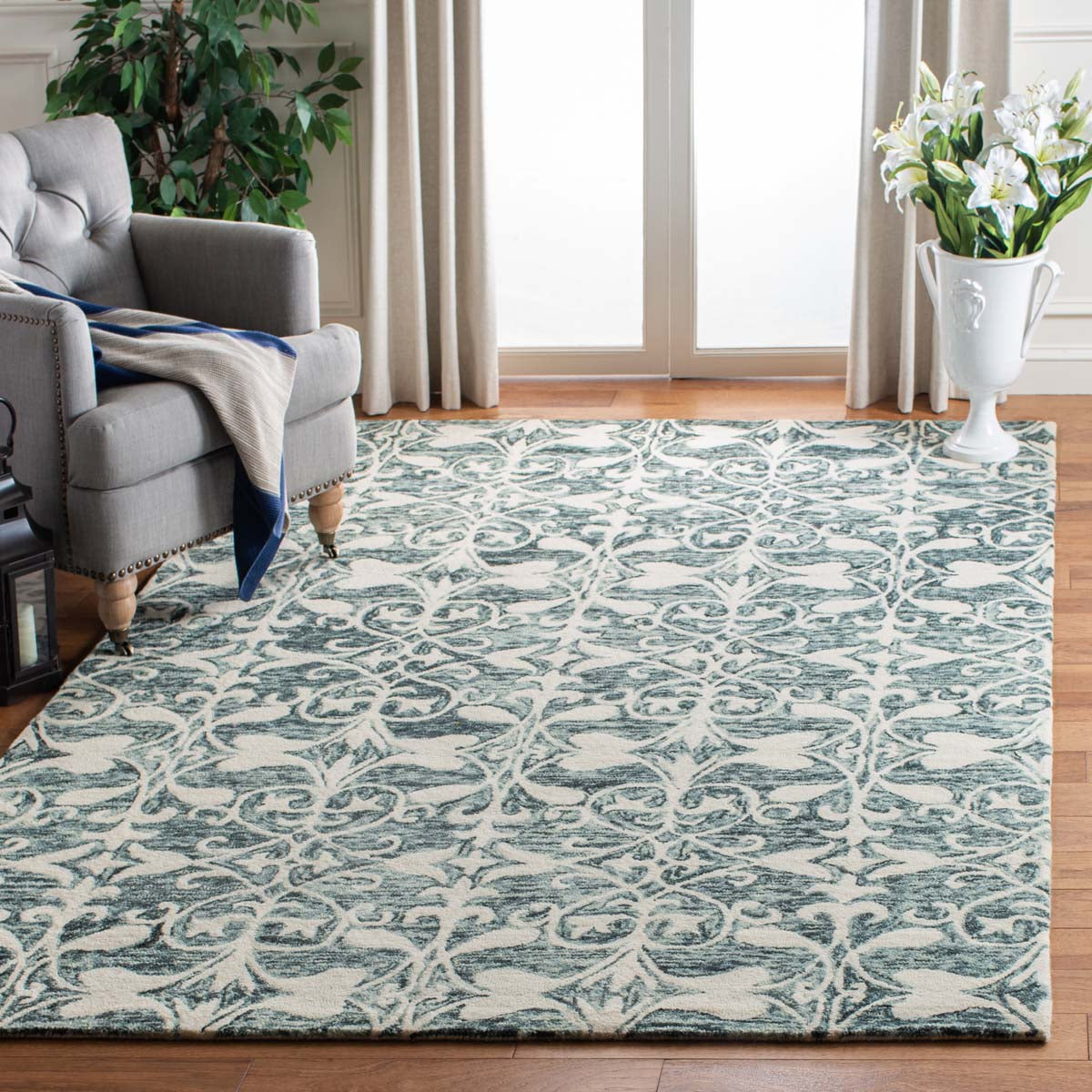 Safavieh Chatham 765 Rug, CHT765 - Charcoal / Ivory