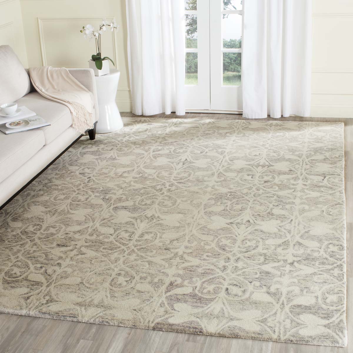 Safavieh Chatham 765 Rug, CHT765 - Light Grey / Ivory