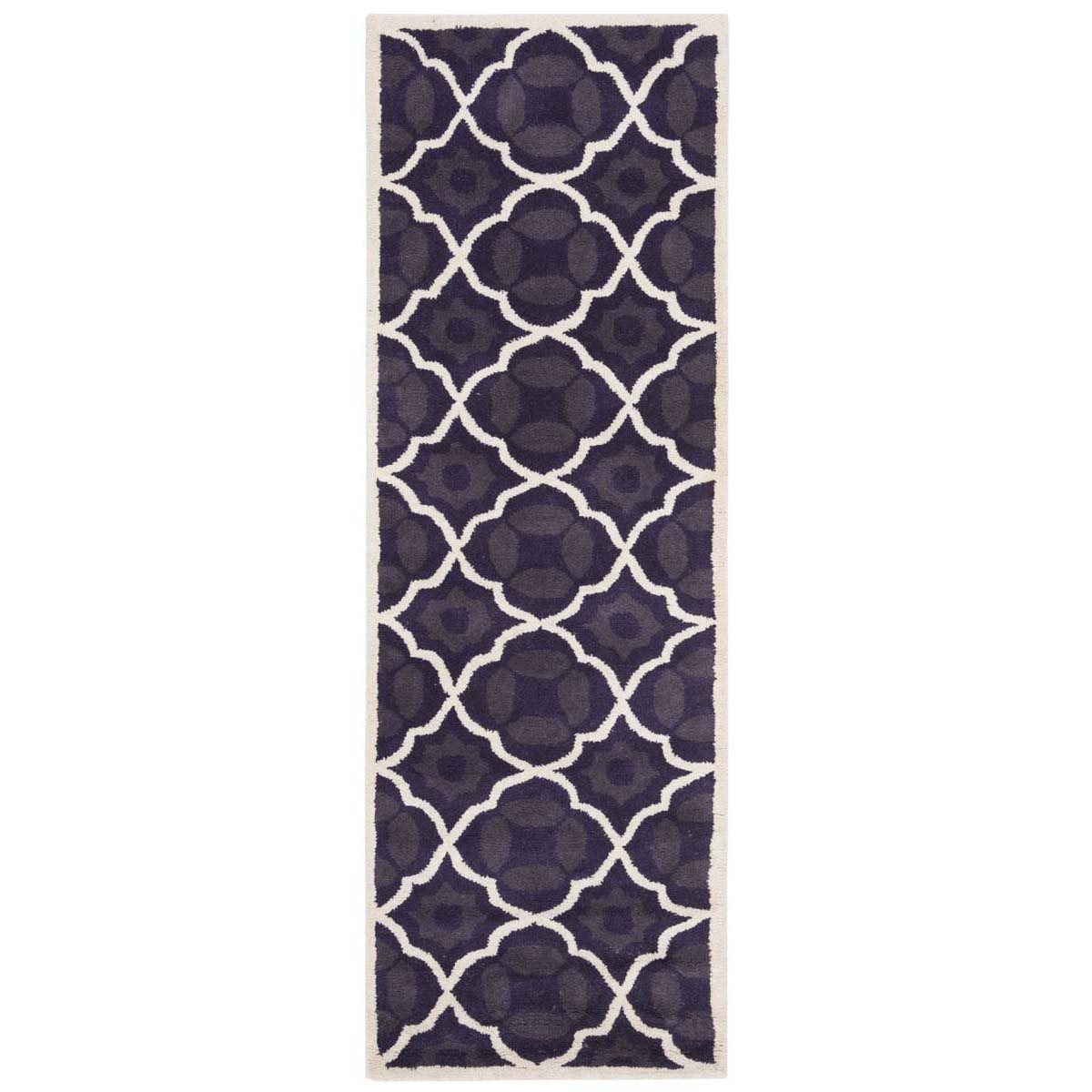 Safavieh Chatham 821 Rug, CHT821 - Purple / Ivory