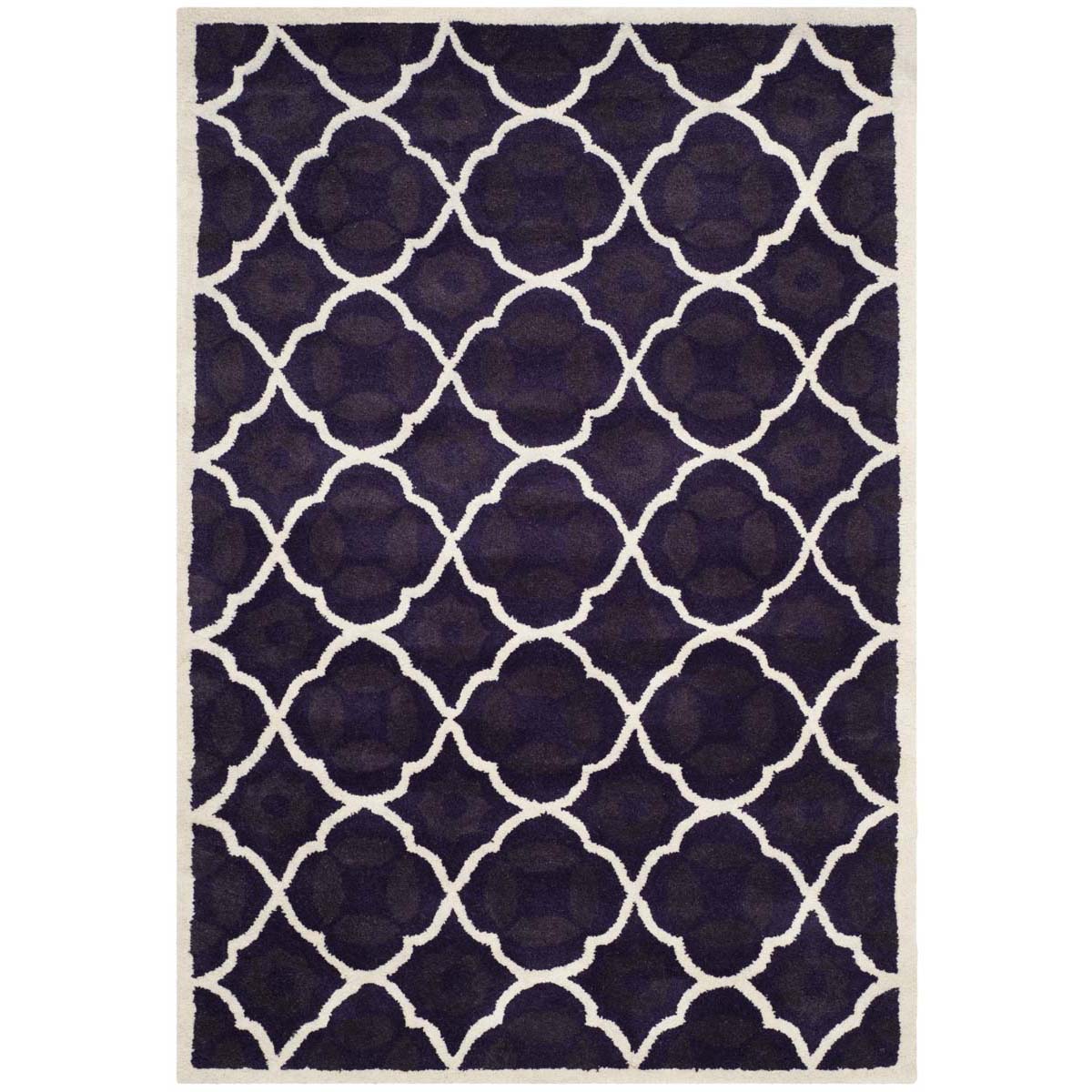 Safavieh Chatham 821 Rug, CHT821 - Purple / Ivory