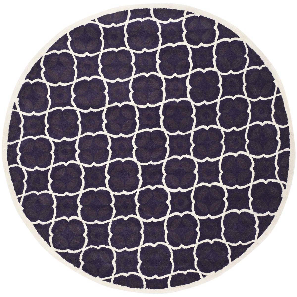 Safavieh Chatham 821 Rug, CHT821 - Purple / Ivory